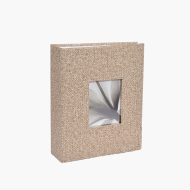 Fotoalbum Béžový s okénkem - 304 fotografií, 10x15 cm