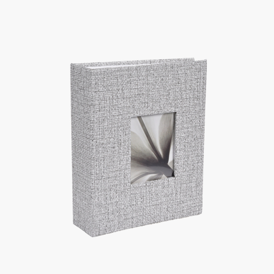 Fotoalbum šedá s oknem 304 fotografií, 10x15 cm