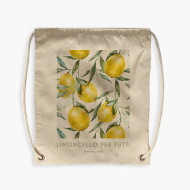 Batoh-pytel, 38x46, Limoncello - ecru