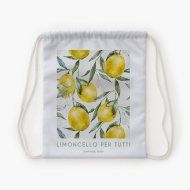 Batoh-pytel, 30x38, Limoncello - bílá