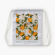 Batoh-pytel, 30x38, Oranges - bílá