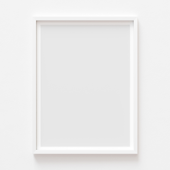 Plakát, Váš plakát, 1 kus s bílým rámem, 21x30