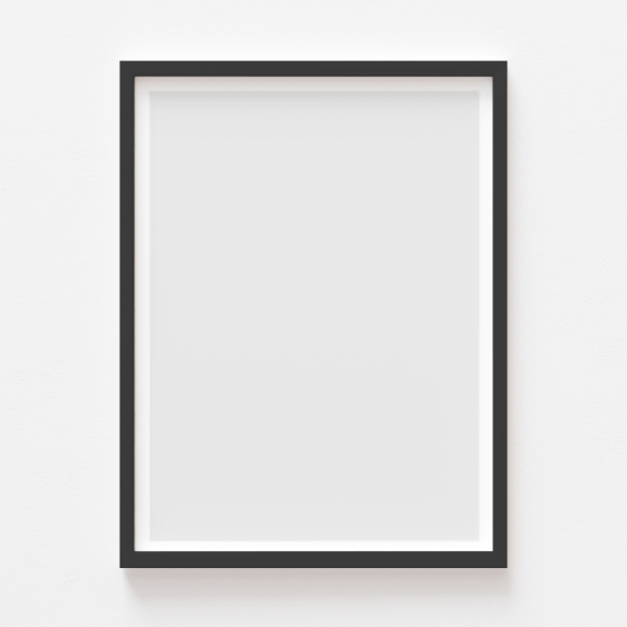 Plakát, Váš plakát, 1 kus s černým rámem, 21x30