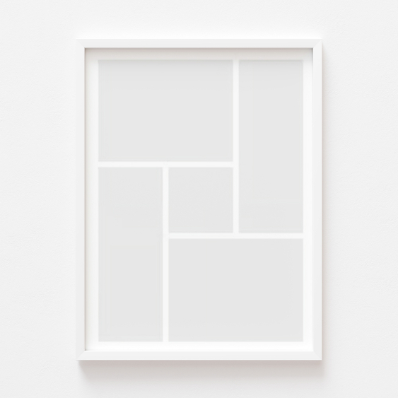 Plakát, Váš plakát, 5 prvků s bílým rámečkem, 21x30