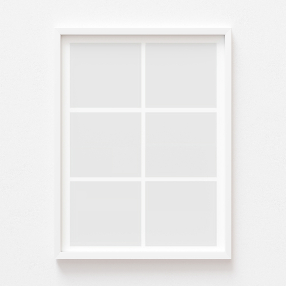 Plakát, Váš plakát, 6 kusů s bílým rámem, 21x30