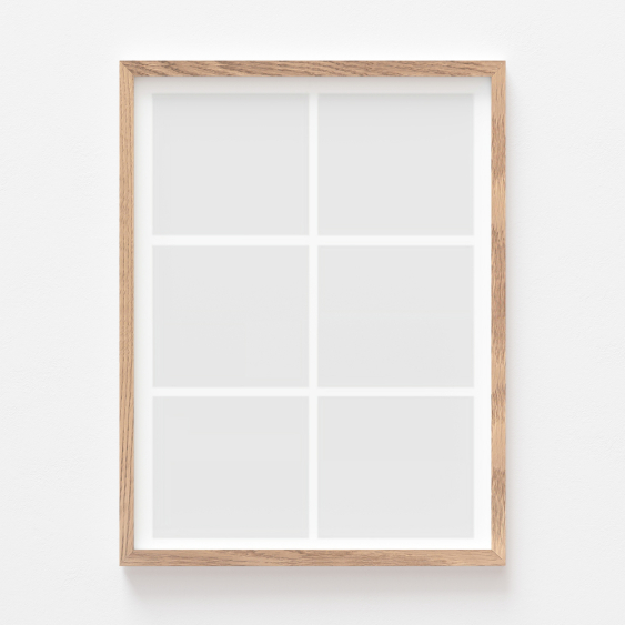 Plakát, Váš plakát, 6 kusů s dubovým rámem, 21x30