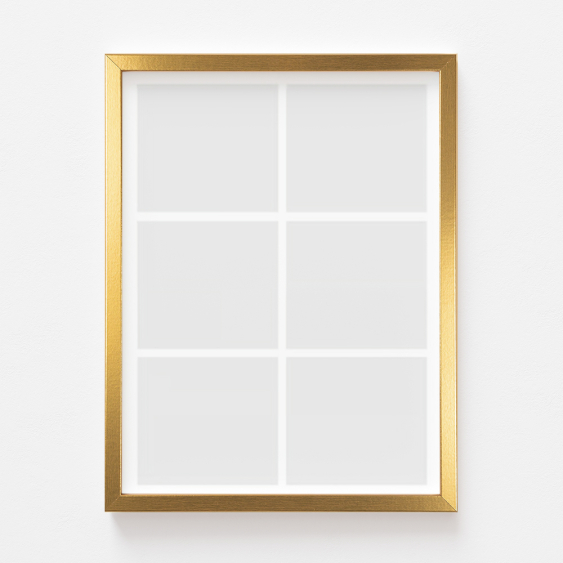 Plakát, Váš plakát, 6 prvků se zlatým rámem, 21x30