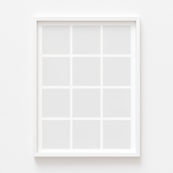 Plakát, Váš plakát, 12 kusů s bílým rámem, 21x30