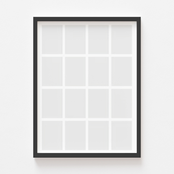 Plakát, Váš plakát, 16 kusů s černým rámem, 21x30
