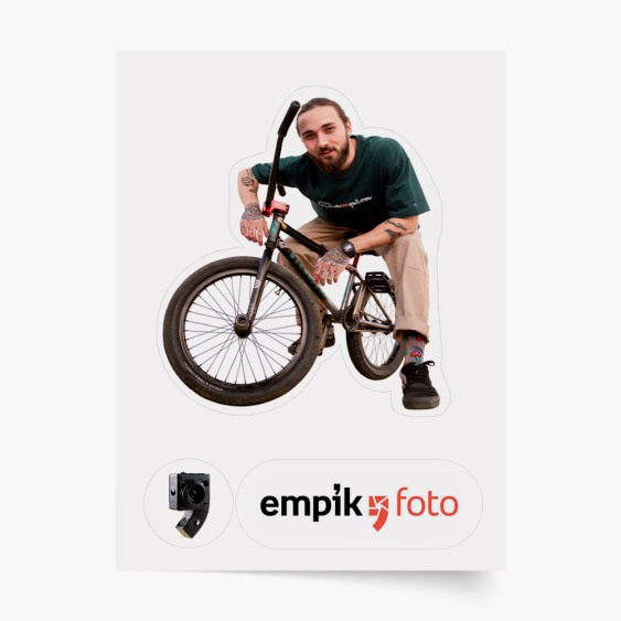 Samolepka, 1 dílků