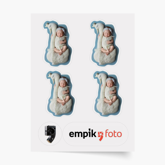 Samolepka, 4 dílků