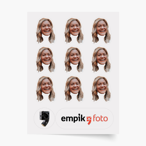 Samolepka, 9 dílků