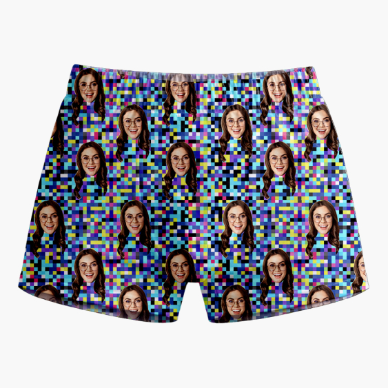 Boxerky pánské Pixely