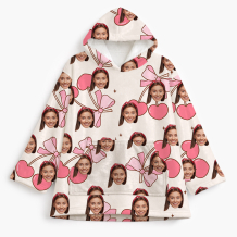 Mikina s přikrývkou Třešeň
