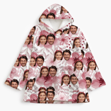 Mikina s přikrývkou Květiny