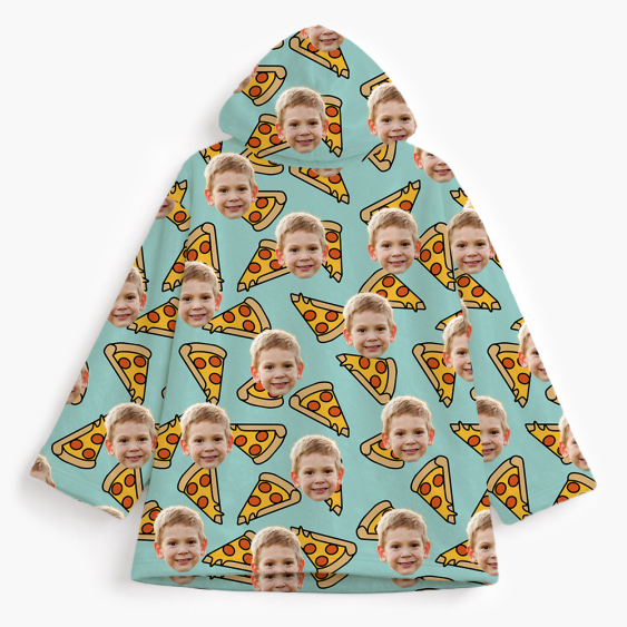 Mikina s přikrývkou Pizza