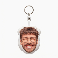 Plyšový přívěsek na klíče Tvůj tvar Face, 10 cm
