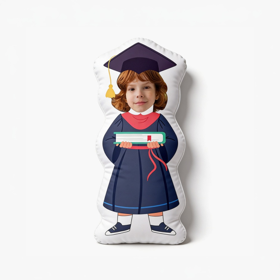 Polštář 3D personalizovaný, Samet, Student, 30x30 cm