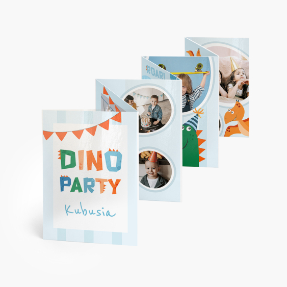Leporelo z fotografií, Párty kolekce - Dinosauři