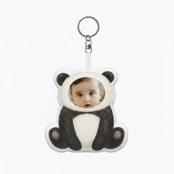 Plyšový přívěsek na klíče Panda, 10 cm