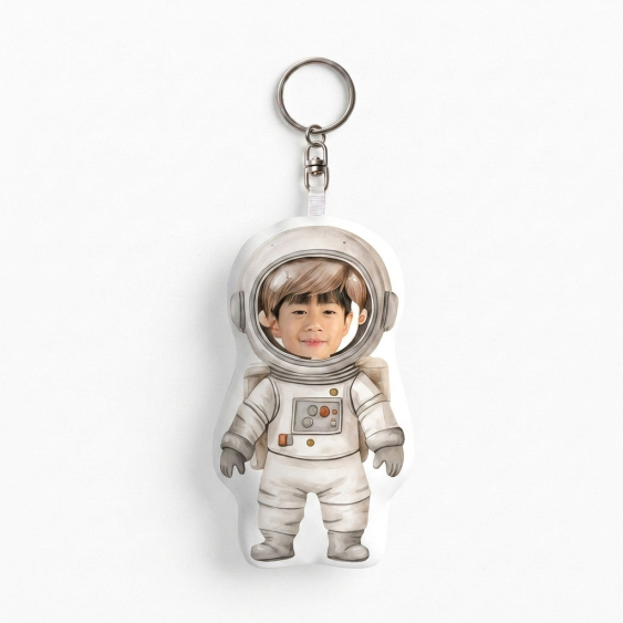 Plyšový přívěsek na klíče Astronaut, 10 cm