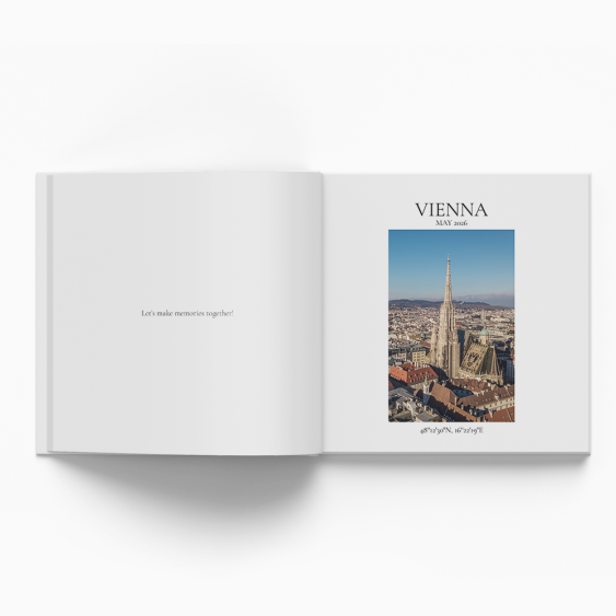 Klasika: Vídeň fotokniha, 30x30 cm