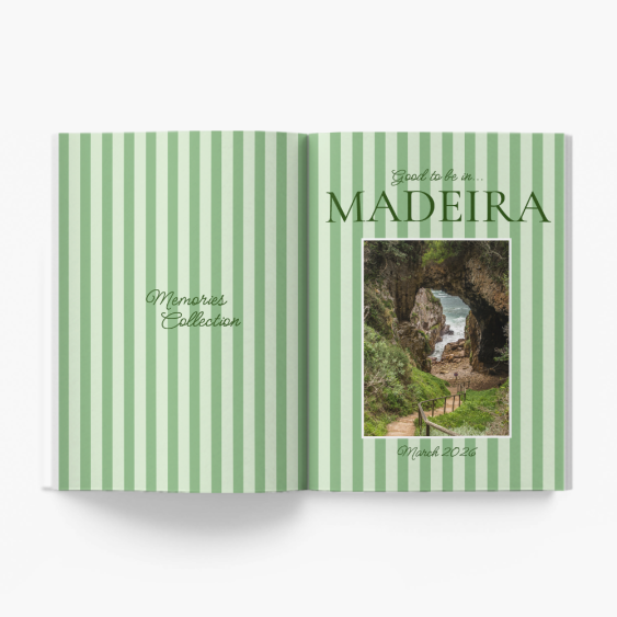 Vzpomínky na Madeiru fotokniha, 20x30 cm
