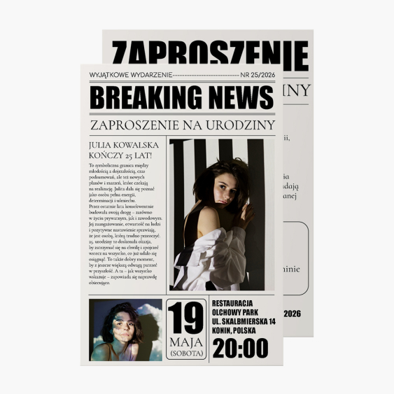 Pozvání, Noviny