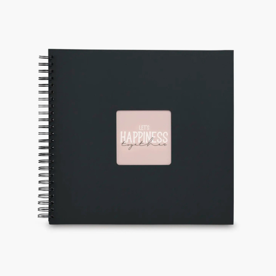 Samolepící fotoalbum UMĚLECKÁ HLUBOKÁ ČERNÁ 36x32 50 ČERNÝCH STRAN, 10x15 cm