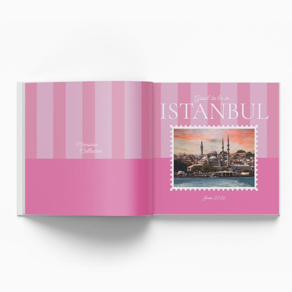 Vzpomínky na Istanbul fotokniha, 25x25 cm
