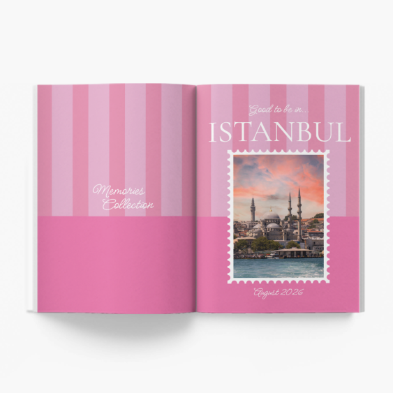 Vzpomínky na Istanbul fotokniha, 20x30 cm