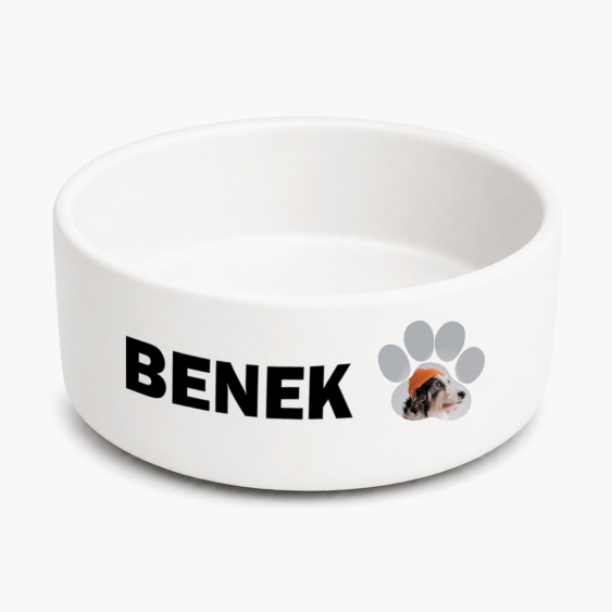 Keramická miska pro psy, Tlapka