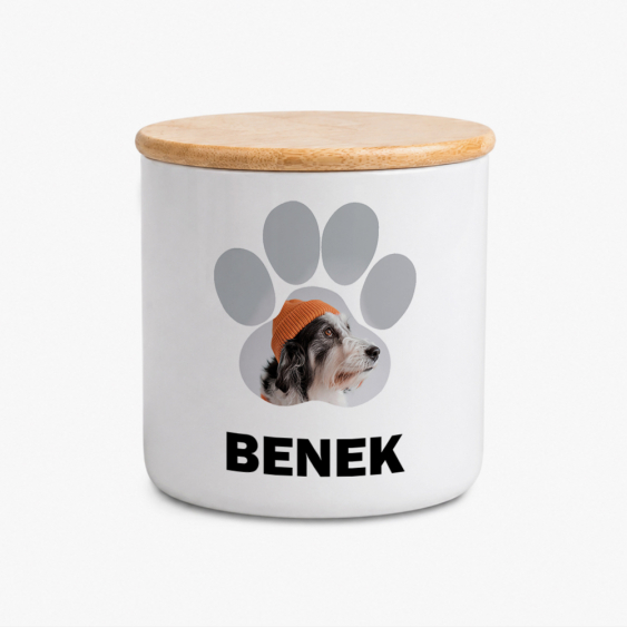 Sklenice na pamlsky, 500ml, Tlapka