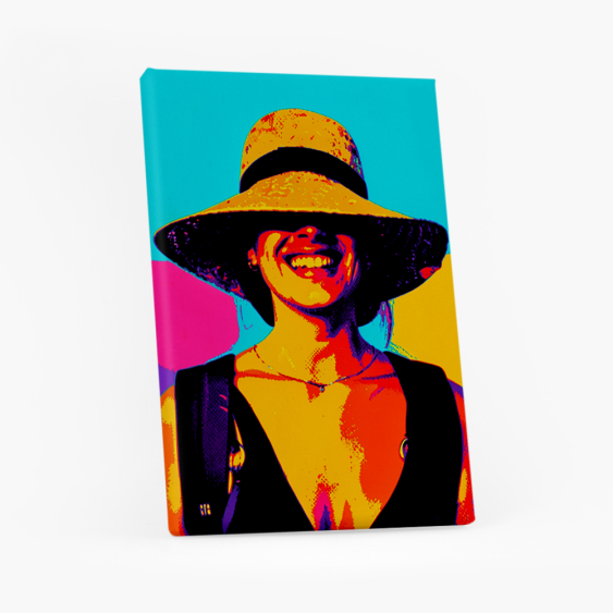 Obraz, Tvoje fotografie ve stylu Warhola, 20x30 cm