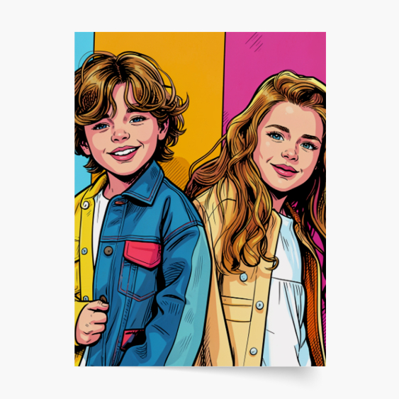 Plakát, Vaše fotografie ve stylu: Komiks, 21x30