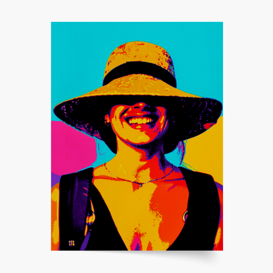 Plakát, Vaše fotografie ve stylu: Warhola, 21x30