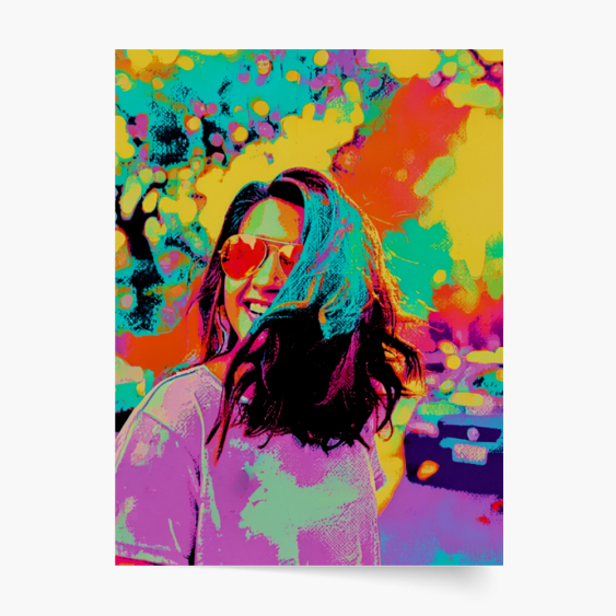 Plakát, Vaše fotografie ve stylu: Warhola, 21x30