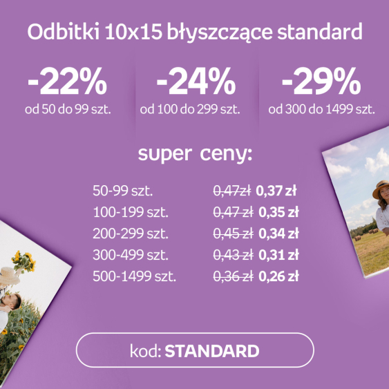 Fotografie 10x15 lesklý papír