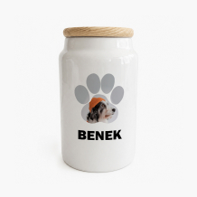 Sklenice na pamlsky, mini, Tlapka